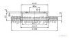 ASHUKI T602-40 Brake Disc